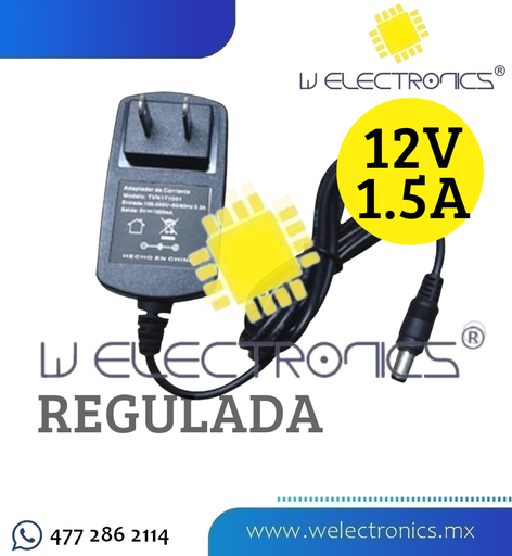 [CCTV-03] FUENTE DE PODER REGULADA 12V 1.5A