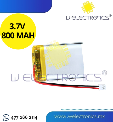 [BL800] BATERIA RECARGABLE DE LITIO 3.7V 800 MAH