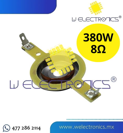 [175-050] DIAFRAGMA TIPO TWEETER BALA 3 PULGADAS 380W