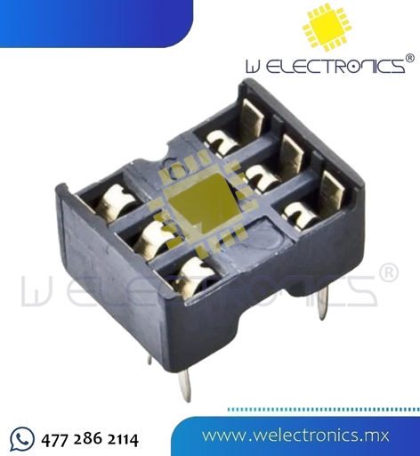 [BCI0006] BASE PARA CIRCUITO INTEGRADO DE 6 PINES