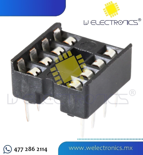 [BCI0008] BASE PARA CIRCUITO INTEGRADO DE 8 PINES