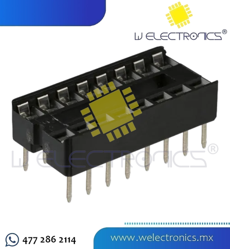 [BCI0016] BASE PARA CIRCUITO INTEGRADO DE 16 PINES