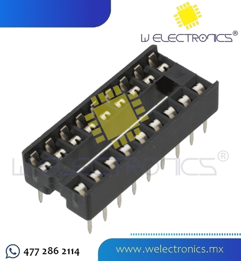 [BCI0018] BASE PARA CIRCUITO INTEGRADO DE 18 PINES