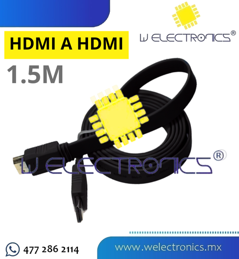 [081-700] CABLE HDMI 1.5M NEGRO