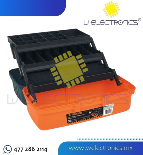 [10539] CAJA PARA PESCA DE 16" GRIS (10539)