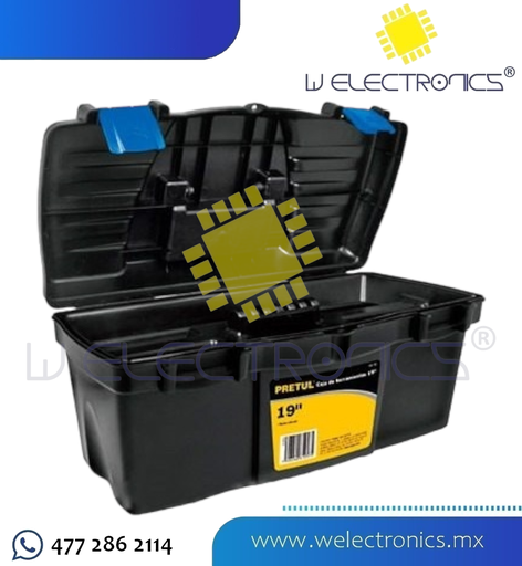 [20538] CAJA PLASTICA PARA HERRAMIENTAS 19 PRETUL