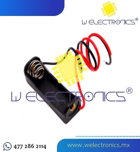[660-303] PORTA PILA "AAA" CON CABLE