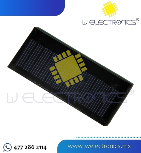 [870-246] CELDA SOLAR 1.5V 100 MA 6 X 3 CM