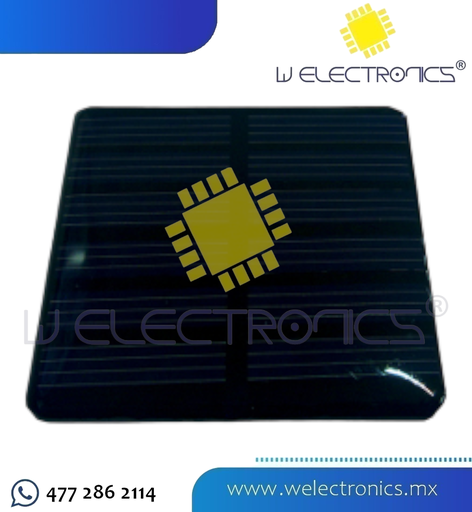[870-242] CELDA SOLAR 3V 100 MA 6 X 5.5 CM
