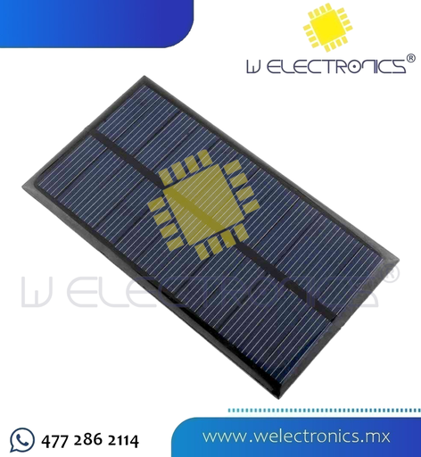 [870-248] CELDA SOLAR 6V 100 MA 8.7 X 5.7 CM