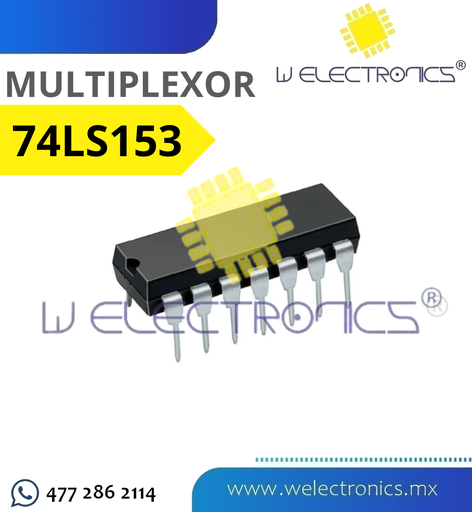 [CIR0153] 74LS153 MULTIPLEXOR DE 4 ENTRADAS DUAL