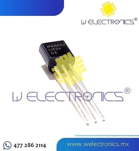 [CIR0334] LM334 SENSOR DE TEMPERATURA AJUSTABLE 3 TERMINALES