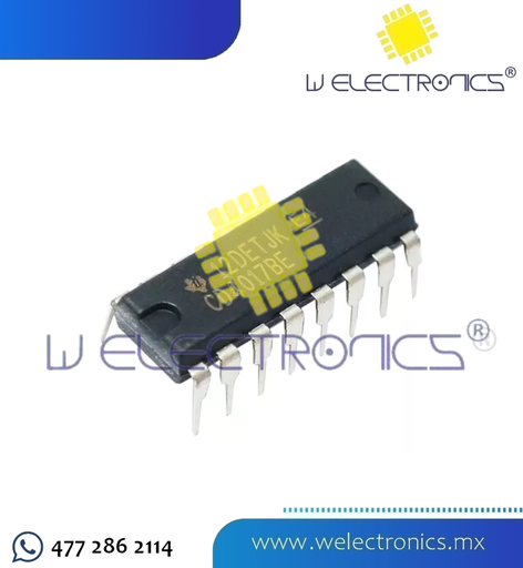 [CIR4017] CD4017 CMOS CONTADOR/DIVISOR DE 10 SALIDAS