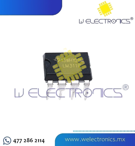 [CIRL311] LM311 COMPARADOR DE VOLTAJE DE ALTA VELOCIDAD