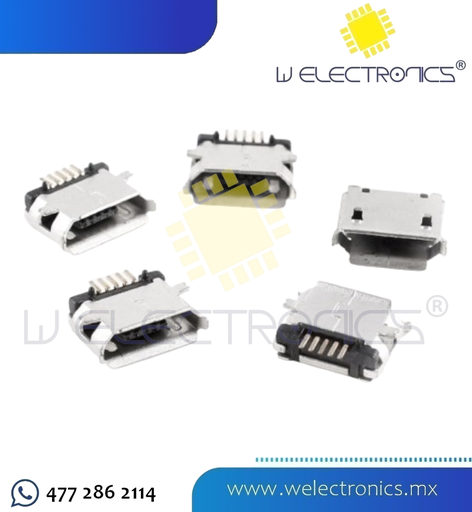 [700-188] CONECTOR JACK MICRO USB PARA CHASIS