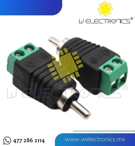 [705-027] ADAPTADOR JACK RCA C/TERMINAL ATORNILLABLE