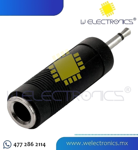 [705-050] ADAPTADOR JACK 6.3 MONO A PLUG 3.5