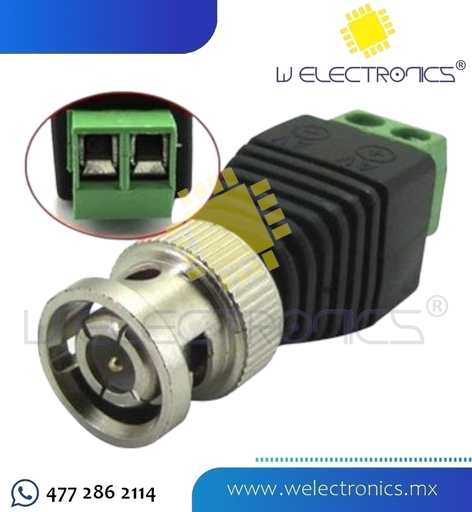 [705-150] ADAPTADOR BNC MACHO TERMINAL ATORNILLABLE