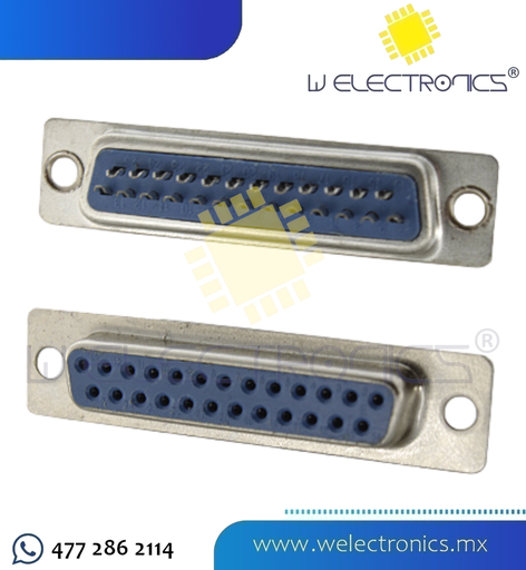 [705-195] CONECTOR DB-25S HEMBRA