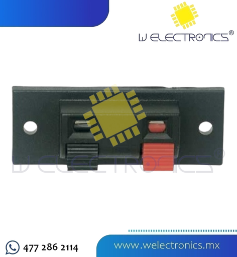 [705-275] CONECTOR P/BAFLE PARA TORNILLO 2 TERMINALES